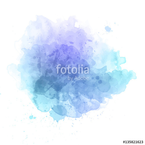 500x500 Blue Watercolor Splash Vector Stock Image And Royalty Free Vector - Watercolor Splash Free