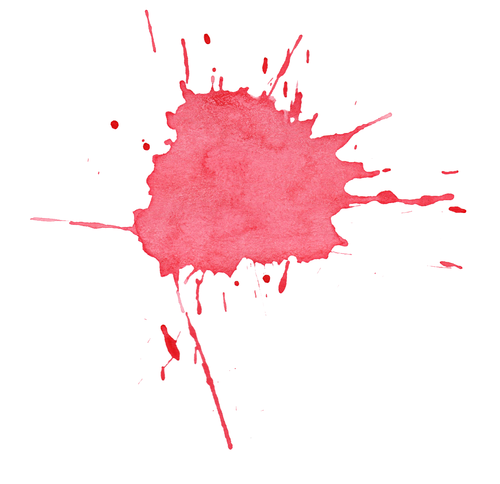 1733x1678 Collection Of Free Watercolor Transparent Splash. Download On Ubisafe - Watercolor Splash Free