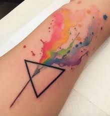 219x230 Image Result For Rainbow Watercolor Splash Tattoo Tattoos - Watercolor Splash Tattoo