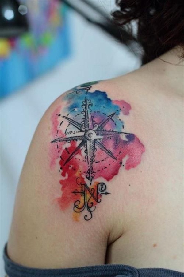 600x900 Stunning Watercolor Tattoos That Will Take Your Breath Away - Watercolor Splash Tattoo