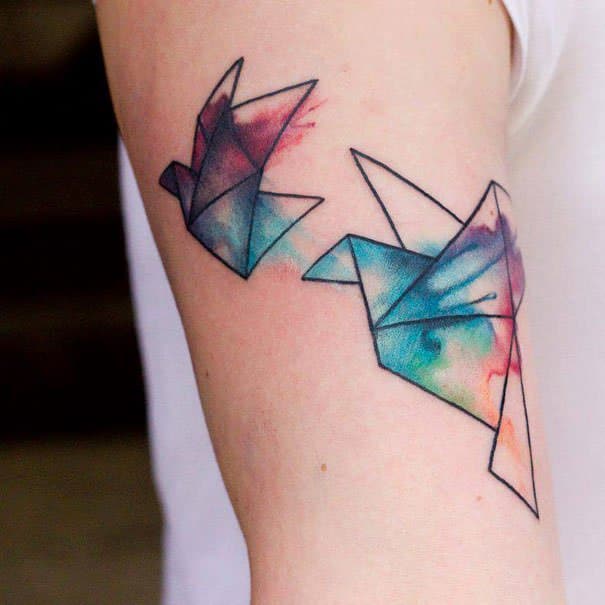 605x605 What Are Watercolor Tattoos Amp How Quickly Do They Fade - Watercolor Splash Tattoo