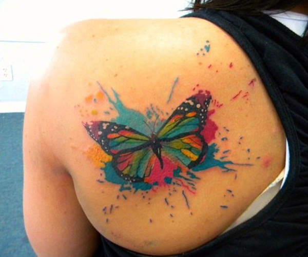 600x501 90 Watercolor Tattoo Ideas That Turn Skin Into Canvas - Watercolor Splash Tattoo
