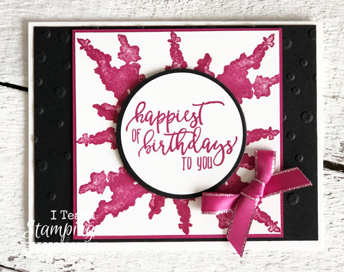 500x395 Faux Watercolor Splash Background Technique I Teach Stamping - Watercolor Splash Technique