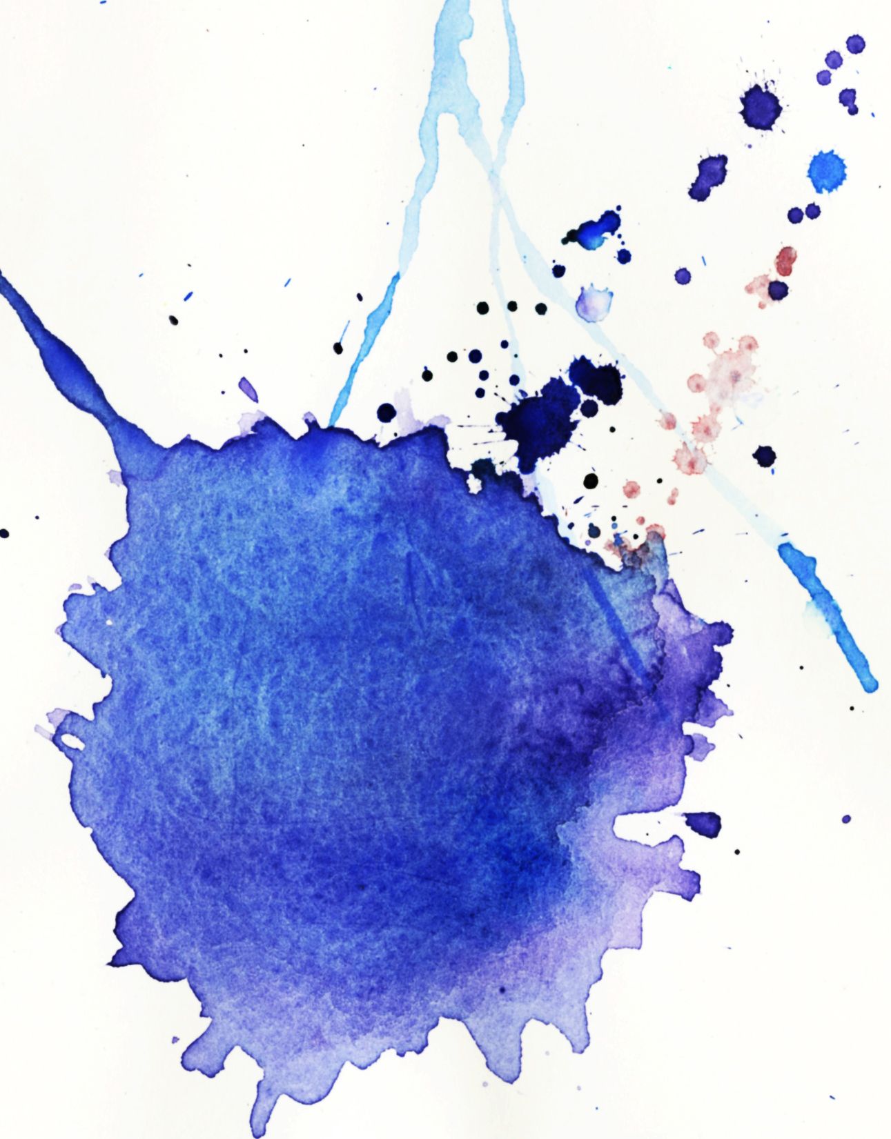 1291x1651 Watercolor Splatter - Watercolor Splash Tutorial