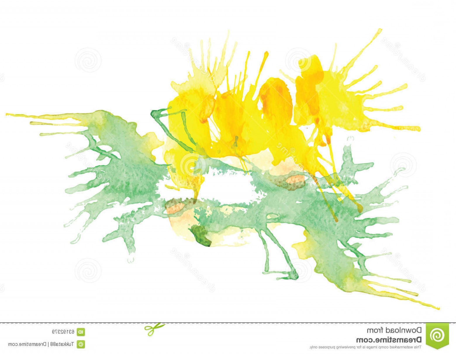 1560x1210 Stock Illustration Watercolor Splash Vector Watercolor Brush - Watercolor Splash Vector