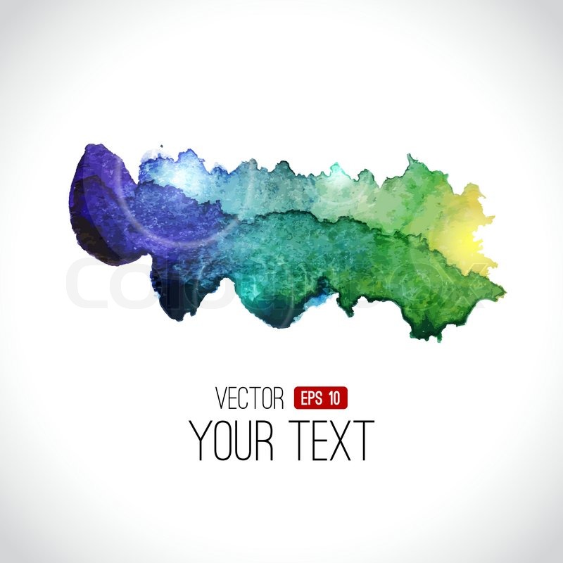 800x800 Vector Abstract Hand Drawn Watercolor Background. Watercolor - Watercolor Splash Vector