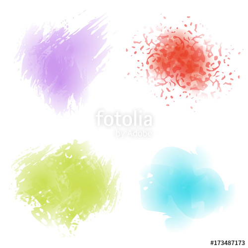 500x500 Watercolor Splash. Vector Stock Image And Royalty Free Vector - Watercolor Splash Vector