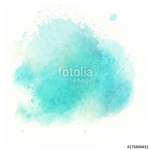500x500 Blue Watercolor Splash Vector Painted Water Color Background - Watercolor Splash Vector