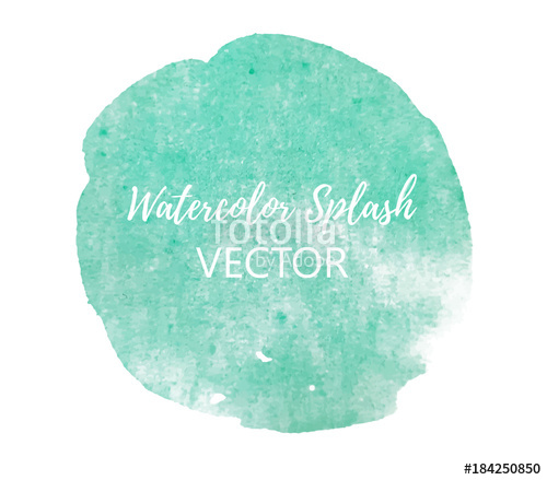 500x439 Blue Watercolor Splash Vector Stock Image And Royalty Free Vector - Watercolor Splash Vector