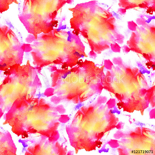 500x500 Seamless Abstract Watercolor Splash Pattern. Aquarelle Magenta And - Watercolor Splash Wallpaper