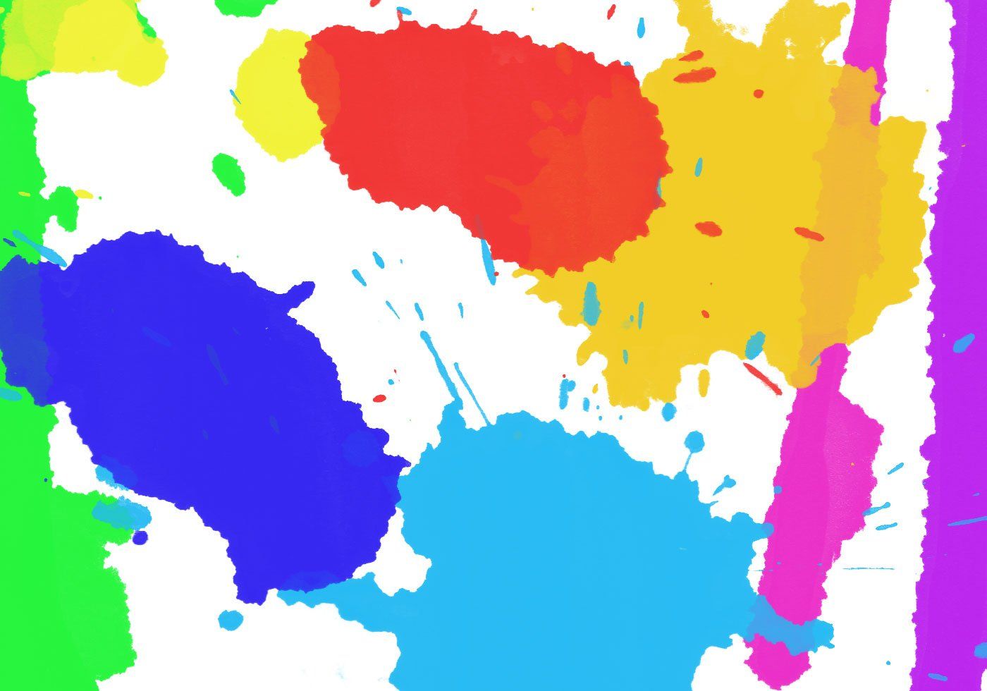 1400x980 A Set Of Nineteen Extra Large Drip And Splatter Brushes - Watercolor Splatter Brushes