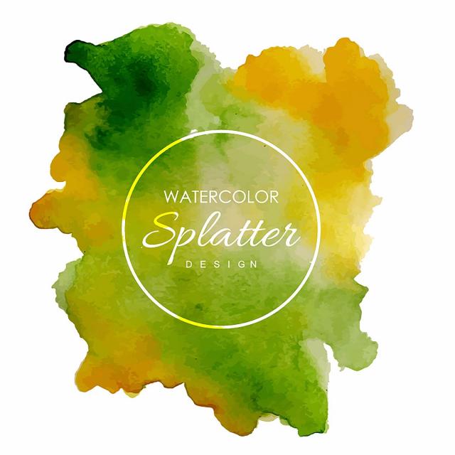 640x640 Hand Drawn Watercolor Splatter Designs, Watercolor, Purple, Splash - Watercolor Splatter Illustrator