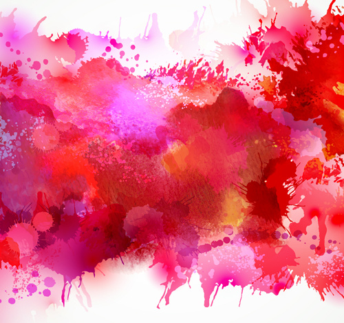 500x469 Multicolor Watercolor Splash Background Illustration Vector Free - Watercolor Splatter Illustrator