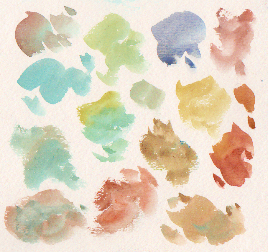 909x854 Watercolor Splotches By Rivliex - Watercolor Splotches