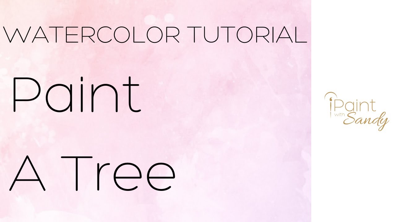 1280x720 Watercolor Tutorial Paint A Tree Using A Sea Sponge - Watercolor Sponge