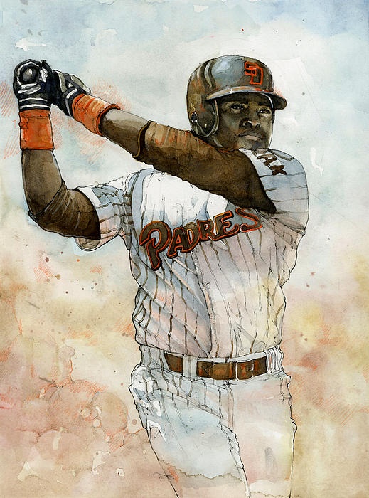Watercolor Sports Paintings