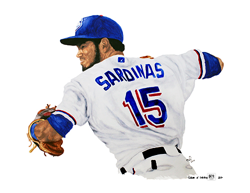 500x386 Dh Sports Art Houston Astros - Watercolor Sports Paintings