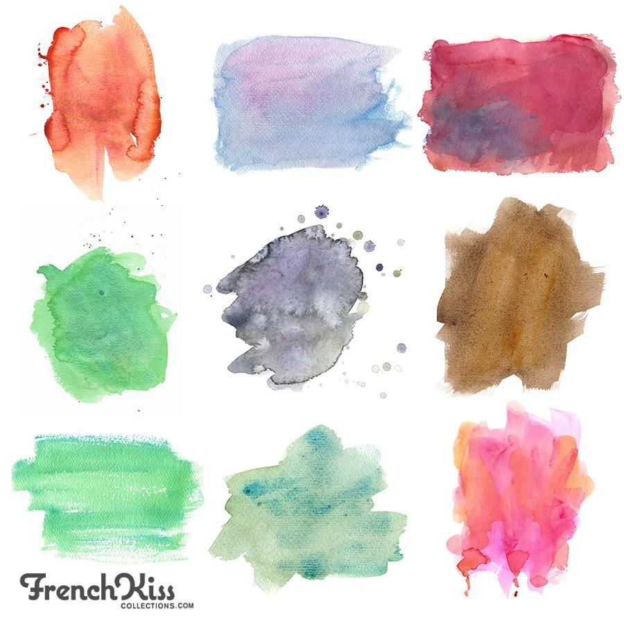 900x900 Watercolor Spot Textures 1 French Kiss Collections - Watercolor Spot