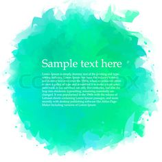 236x236 Blue Spot, Watercolor Background - Watercolor Spot