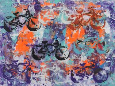 375x281 Original Sports Spray Paint Paintings For Sale Saatchi Art - Watercolor Spray Paint