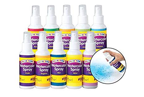466x316 Colorations Spritzy Watercolor Spray (Pack Of 10 - Watercolor Spray Paint