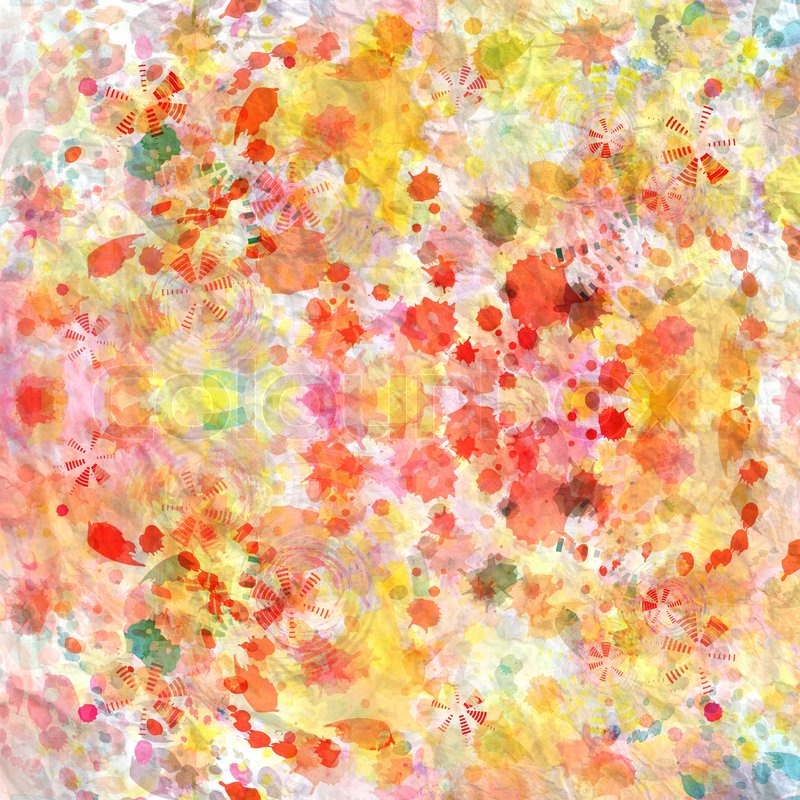 800x800 Colorful Watercolor Background Of Different Spray Paint Stock - Watercolor Spray Paint