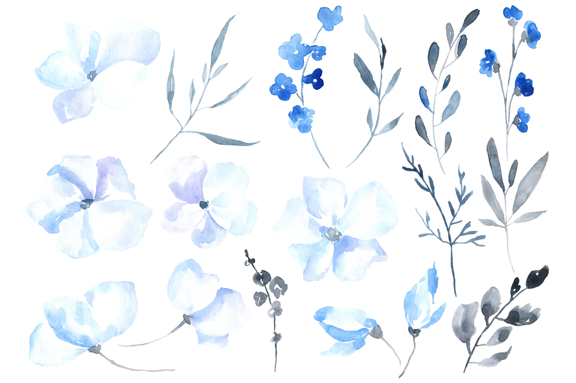 1160x772 Spring Watercolor Gentle Flowers, 17 Png + 1 Psd By - Watercolor Spring