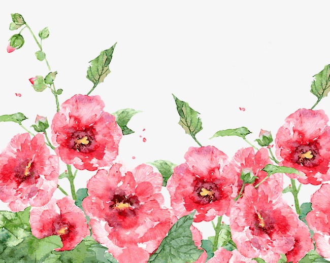 650x519 Watercolor Spring Flowers, Watercolor, Spring Png And Psd File For - Watercolor Spring
