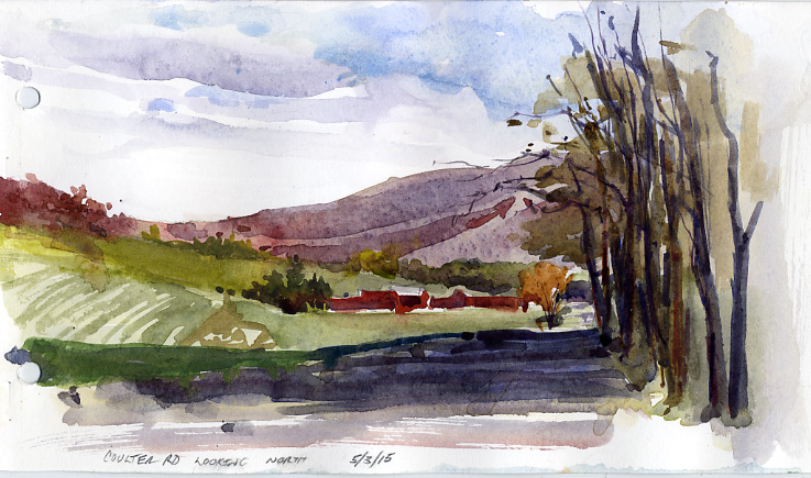737x435 Surprising Color In The Early Spring Landscape Vermont - Watercolor Spring Landscape