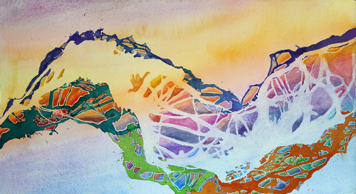 1200x653 New Mexico Watercolor Society Spring Exhibition 2017 S. Weeks - Watercolor Spring Paintings