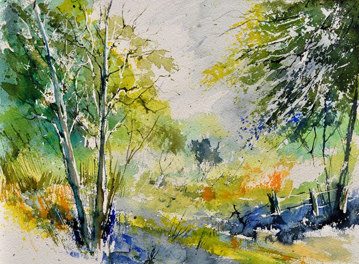 720x529 Watercolor Spring - Watercolor Spring Paintings