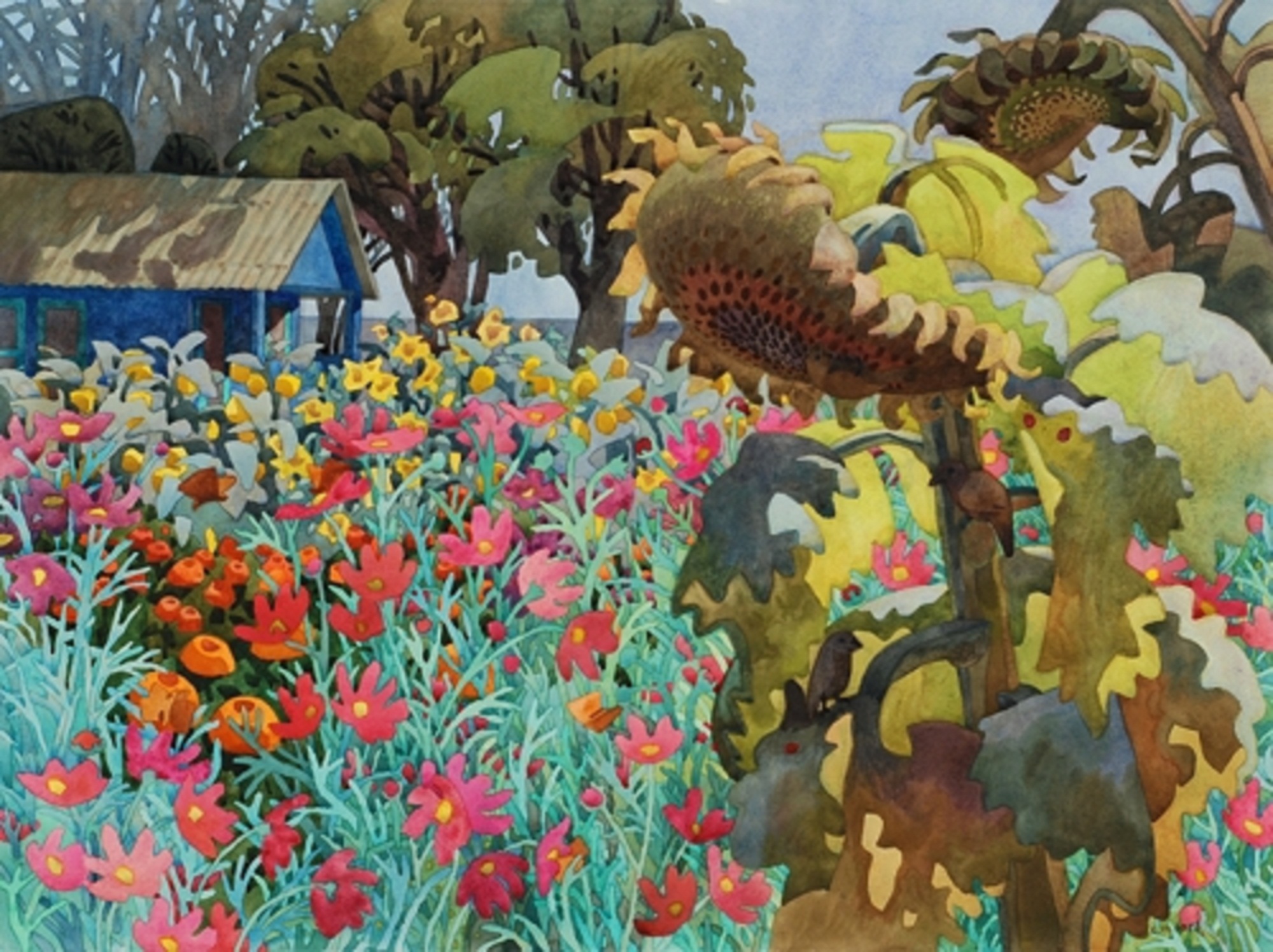 2000x1496 Carolyn Lord Spring 2010 - Watercolor Spring Paintings