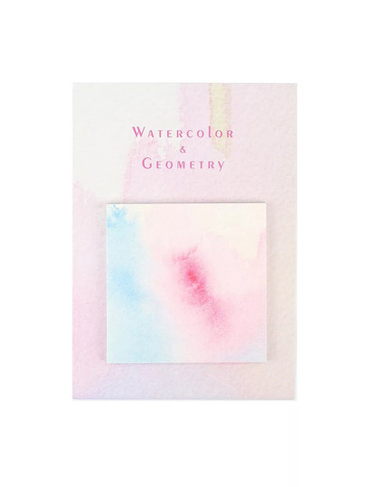 405x539 Square Watercolor Memo Sticker 30sheetsfor Women Romwe - Watercolor Square