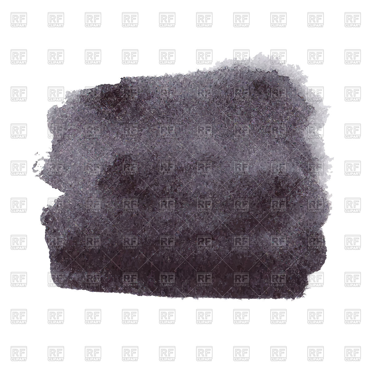 1200x1200 Black Watercolor Square Spot Vector Image Vector Artwork Of - Watercolor Square