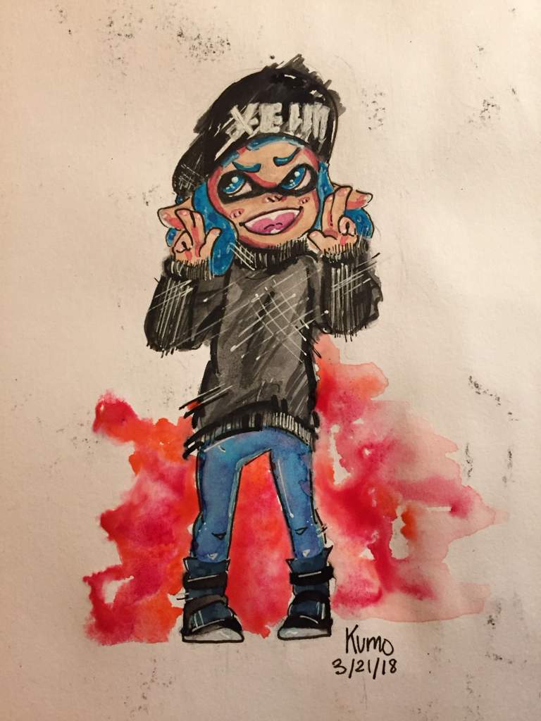 768x1024 Watercolor Squid Splatoon Amino - Watercolor Squid