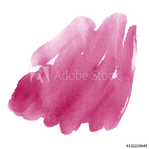 500x500 Hand Drawn Watercolor Stain. A Watercolour Spot. Juicy And Bright - Watercolor Stain