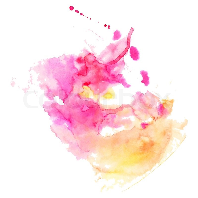 800x800 Abstract Hand Drawn Watercolor Background,vector Illustration - Watercolor Stain