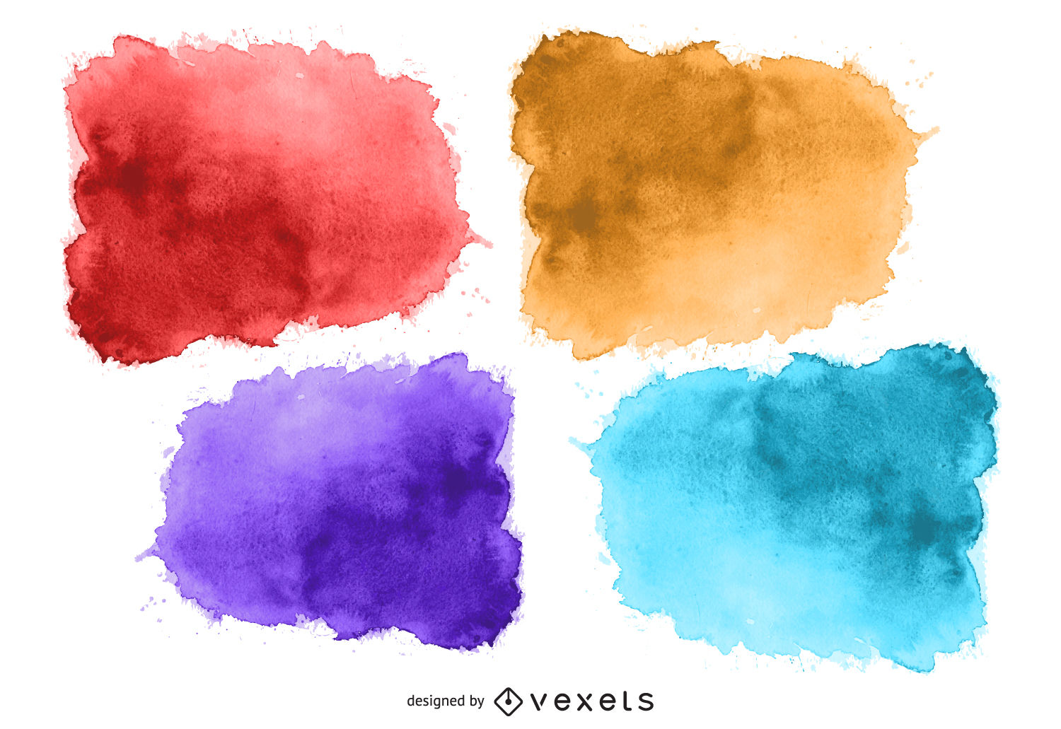 1500x1031 Watercolor Stain Set - Watercolor Stain