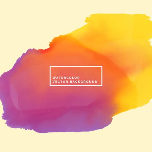 490x490 Abstract Orange And Purple Watercolor Stain Brush Stroke - Watercolor Stain