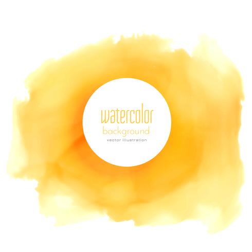 490x490 Yellow Watercolor Stain Vector Background - Watercolor Stain