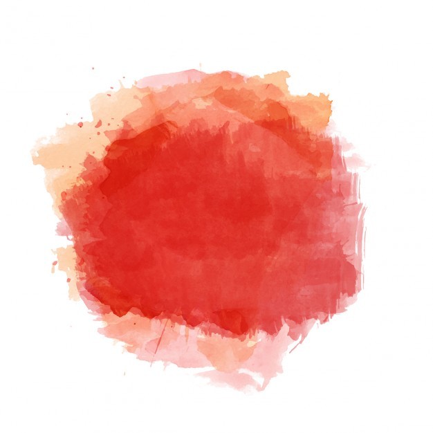 626x626 Ai] Background With Red Watercolor Stain Vector Free Download - Watercolor Stain