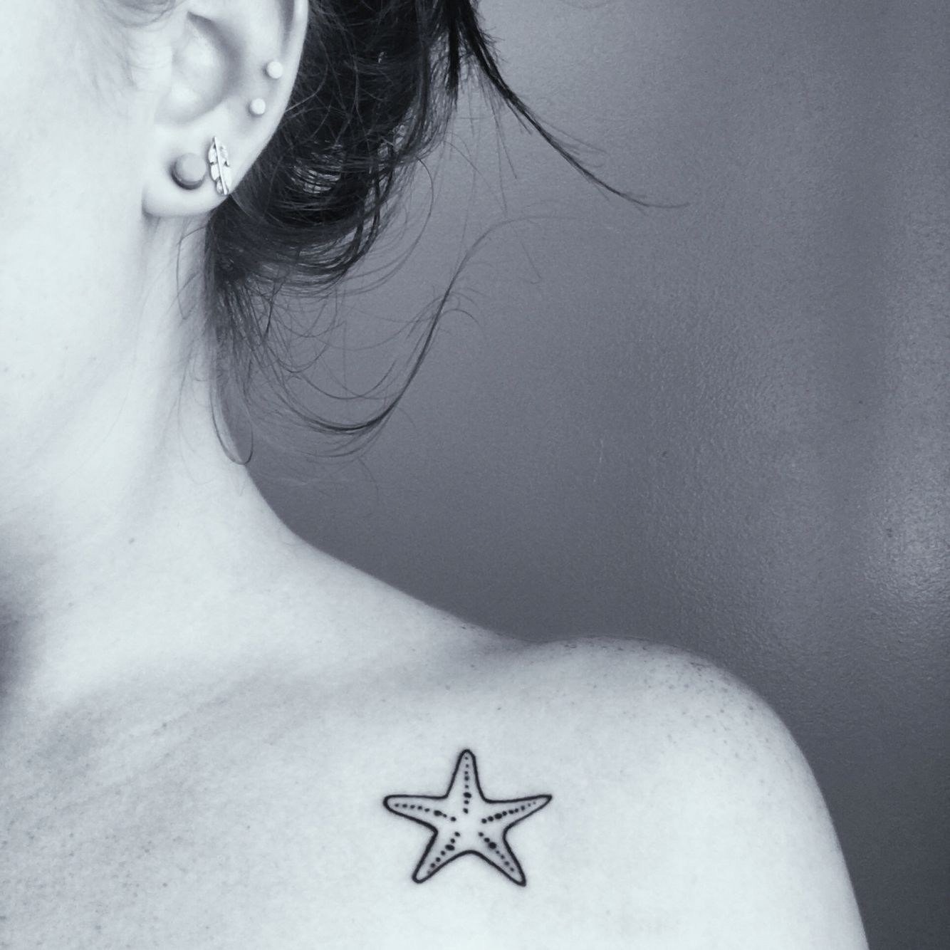 1334x1334 Cute Lil Flash Starfish Tattoo - Watercolor Starfish Tattoo