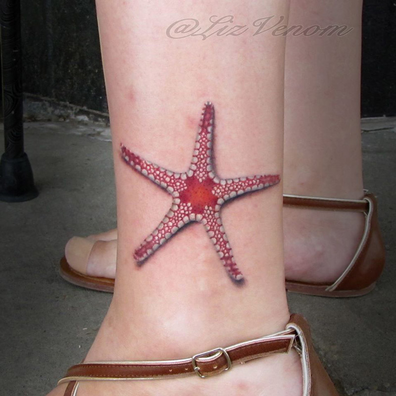 800x800 Starfish Tattoo Best Tattoo Design Ideas - Watercolor Starfish Tattoo