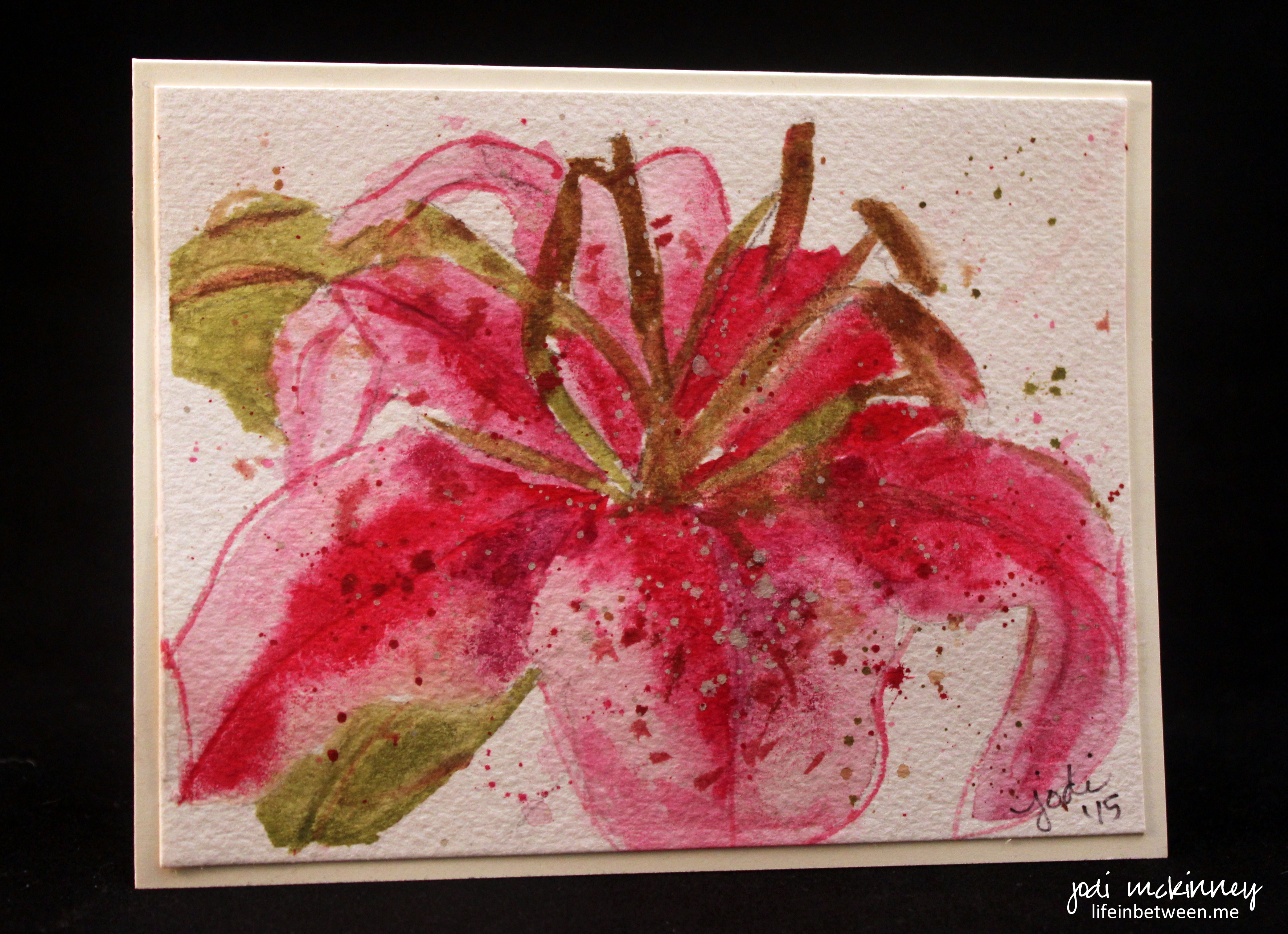 4178x3028 The Creative Life In Between Cherishing The Moments And - Watercolor Stargazer Lily