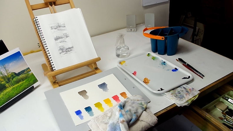 792x446 Preparing For A Watercolor Painting - Watercolor Station