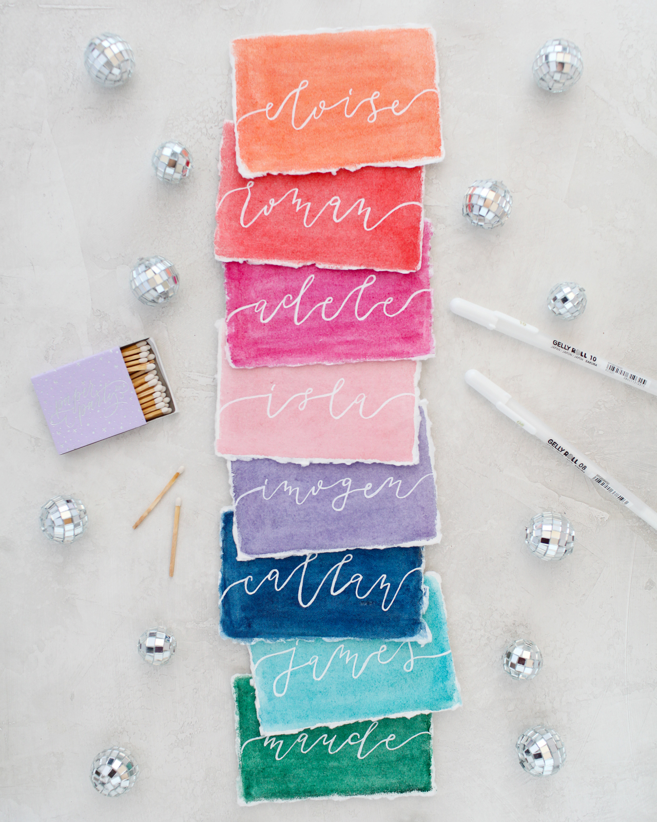 1280x1600 Rainbow Watercolor Wedding Stationery Inspiration - Watercolor Stationery