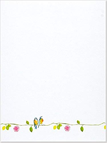 375x499 Watercolor Birds Stationery Set (Boxed Stationery) Peter Pauper - Watercolor Stationery