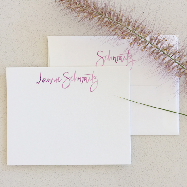 600x600 Custom Stationery - Watercolor Stationery