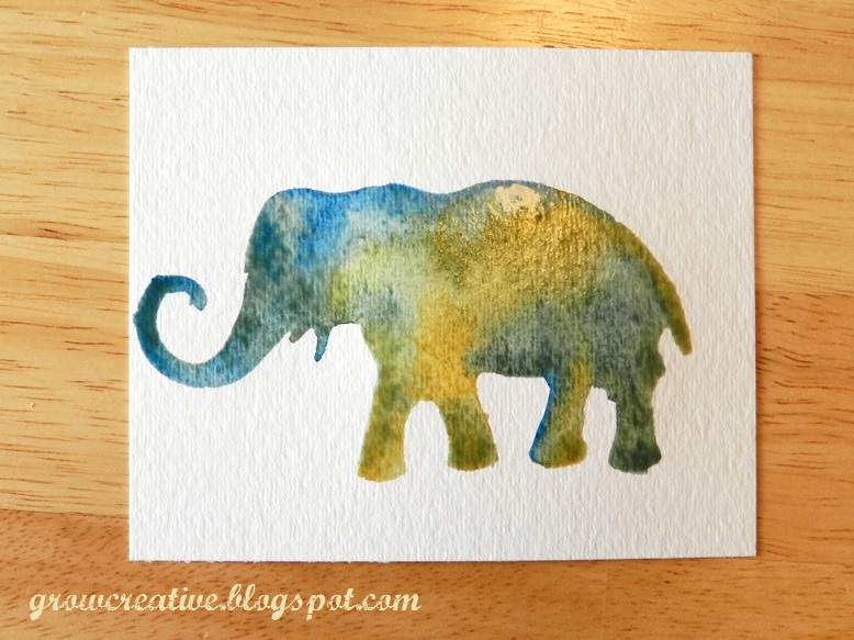 778x583 Portrait Fhoto Stenciled Watercolors Tutorial - Watercolor Stencil