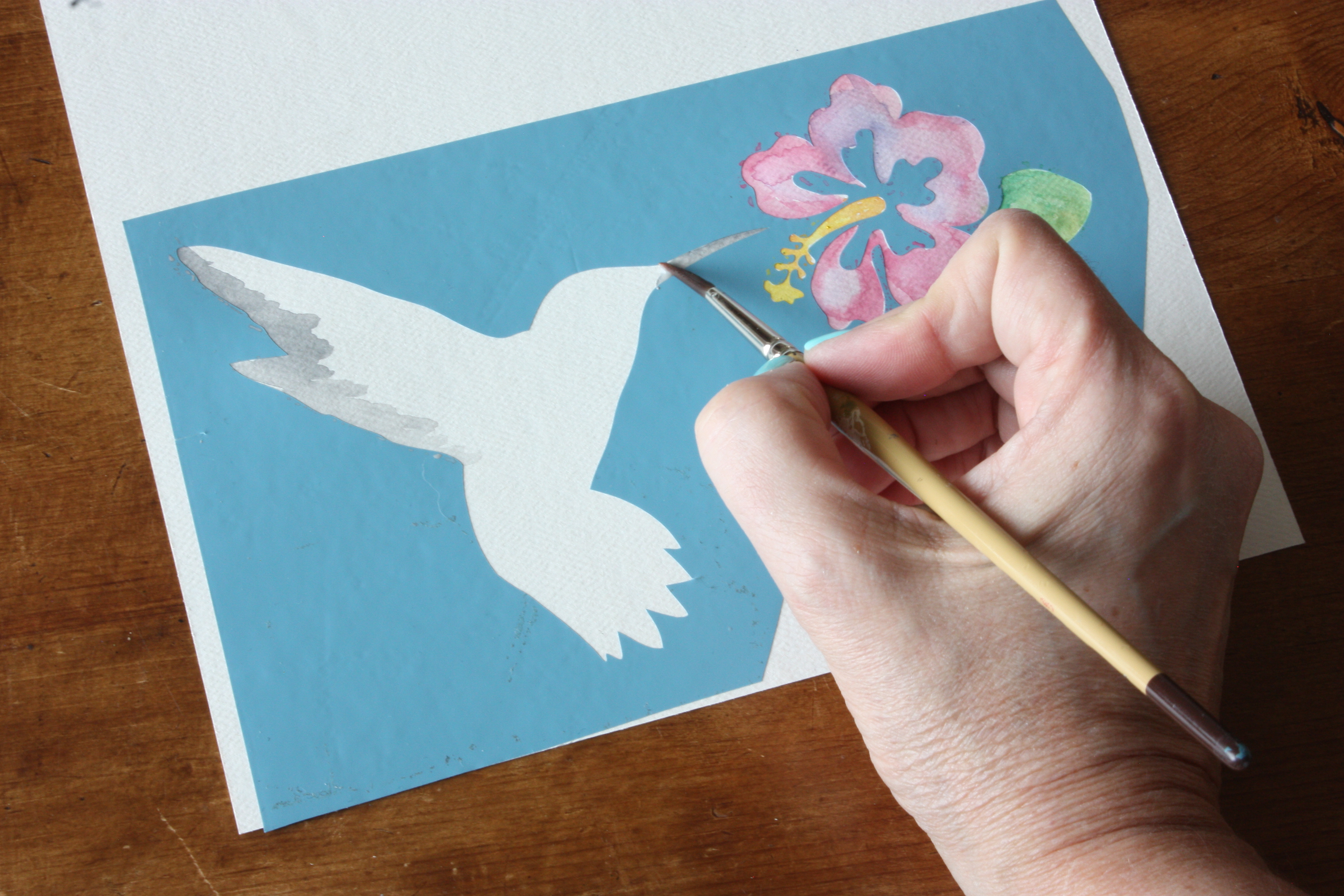 4272x2848 Stencil For Watercolor Painting Cut It With Your Silhouette - Watercolor Stencil